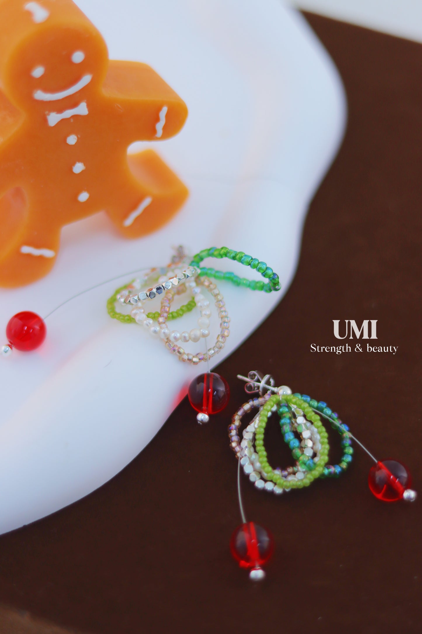 Christmas Loop Earrings
