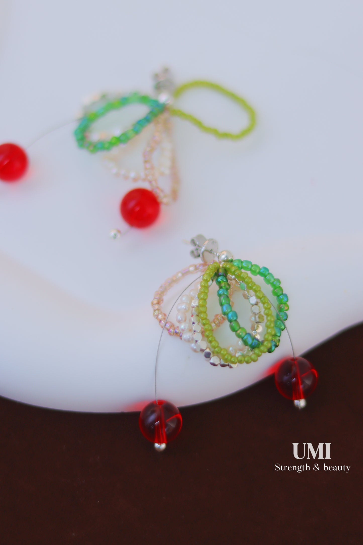 Christmas Loop Earrings