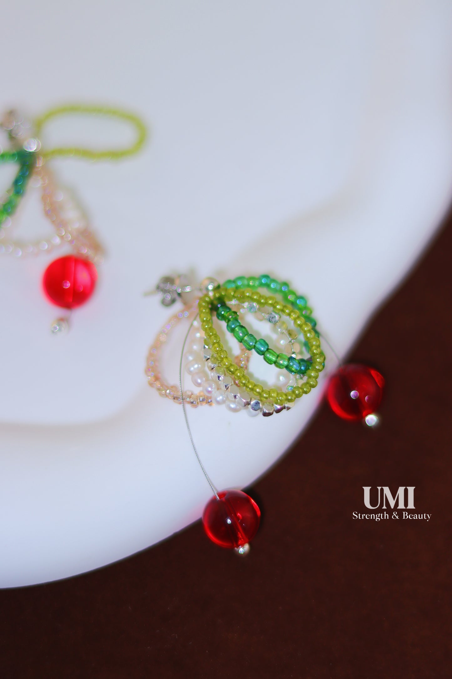 Christmas Loop Earrings