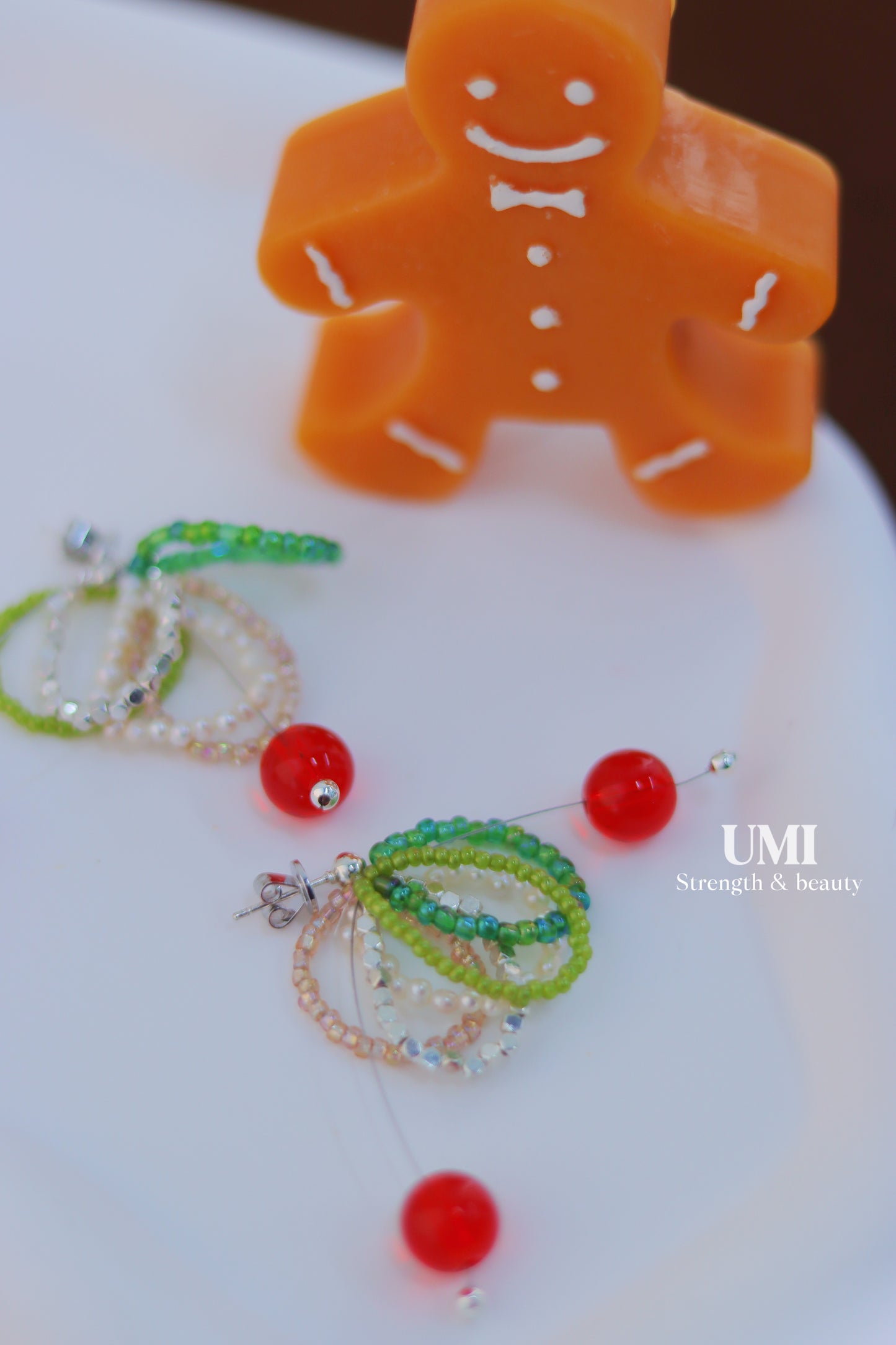 Christmas Loop Earrings