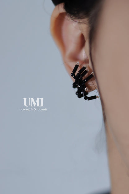 Little Black Spider Stud Earrings