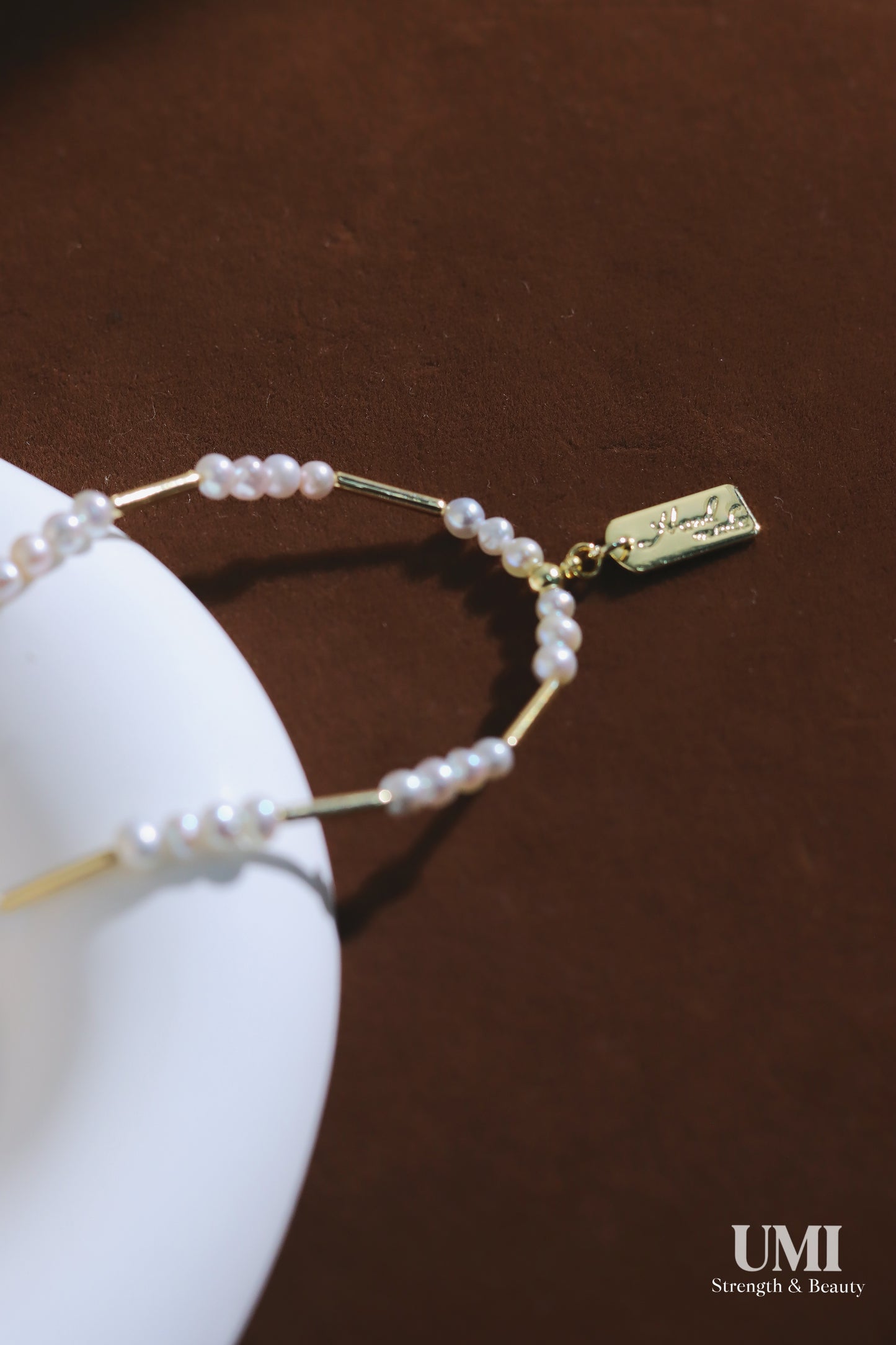 14K Gold Plated Pearl Bracelet