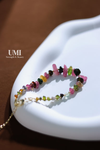 Multicolor Tourmaline Bracelet