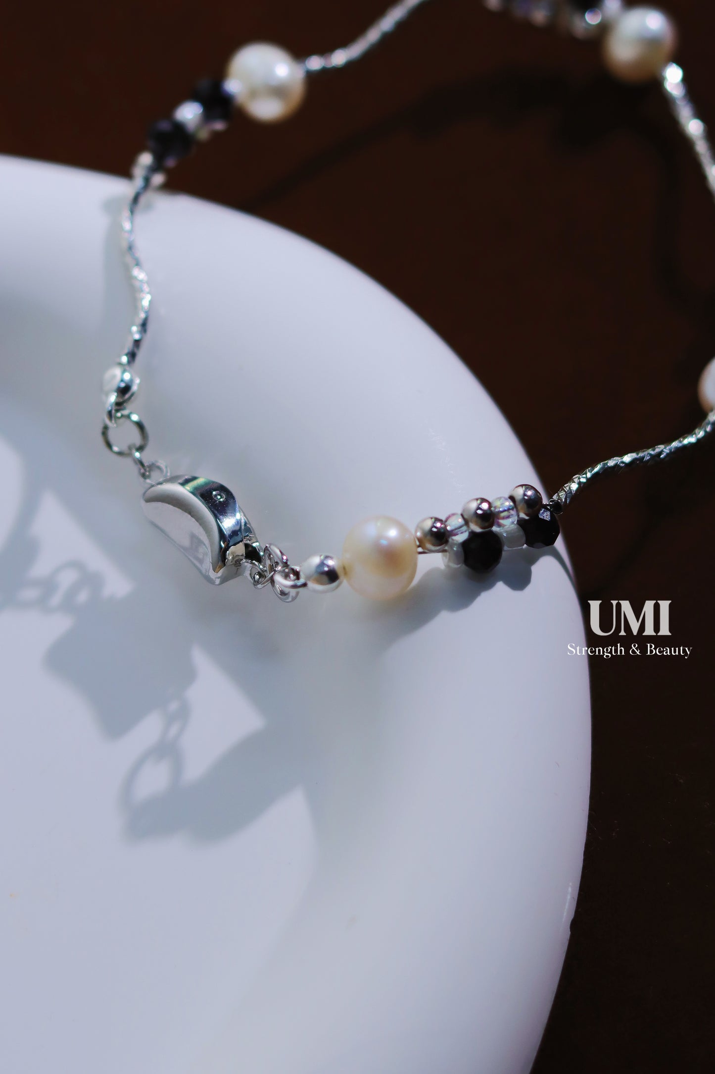 Freshwater Pearl Silver Necklace and Bracelet Set