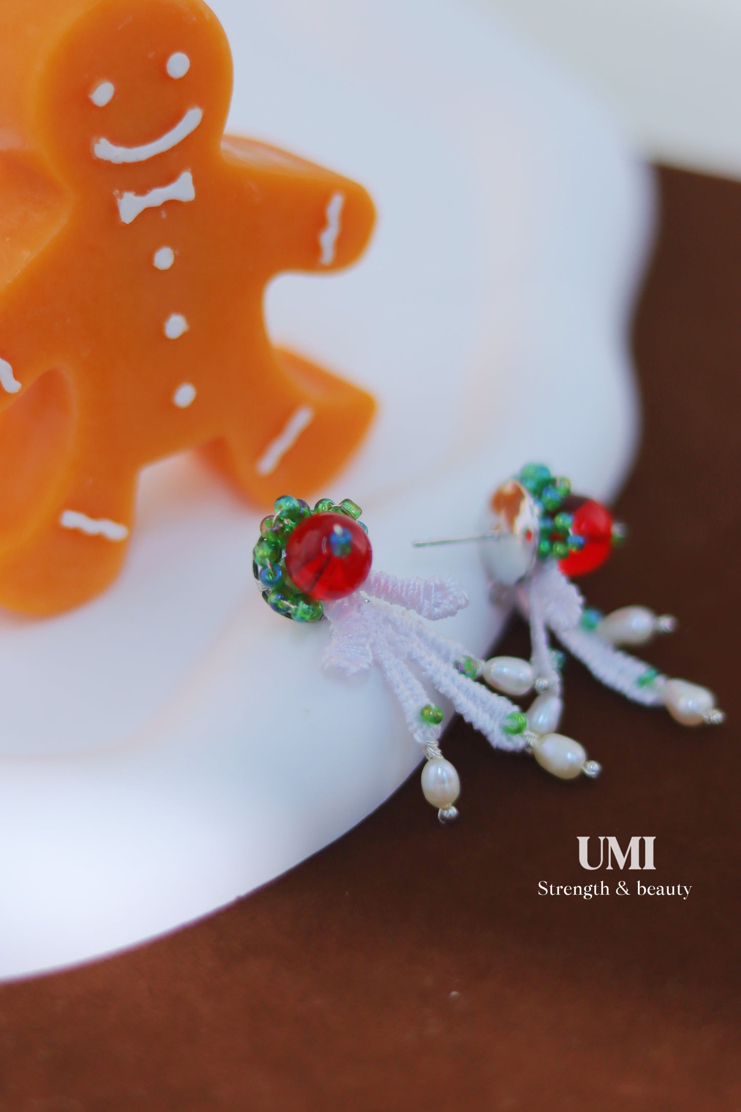 Christmas Flower Earrings