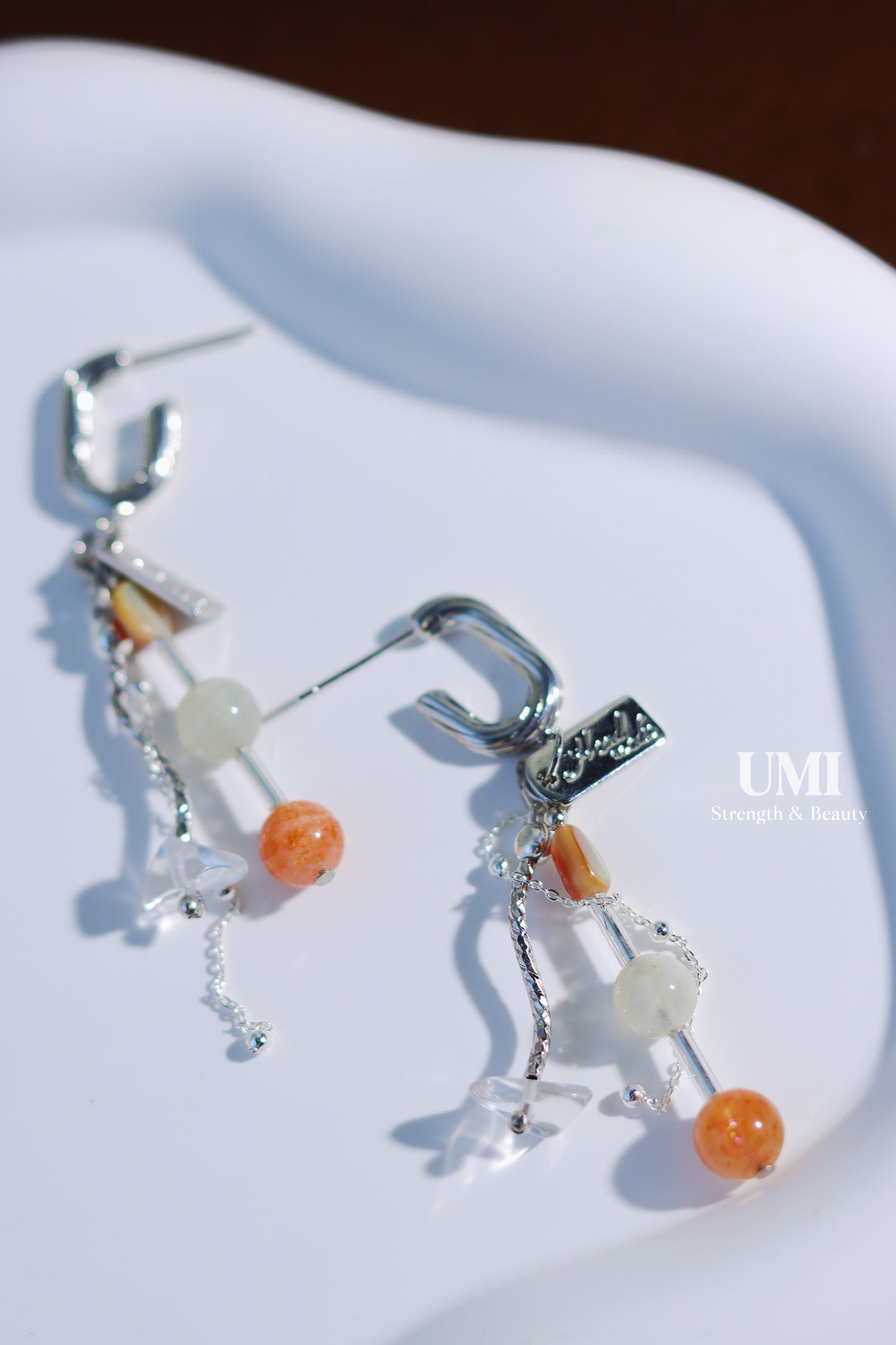 925 Silver Moonstone Earrings