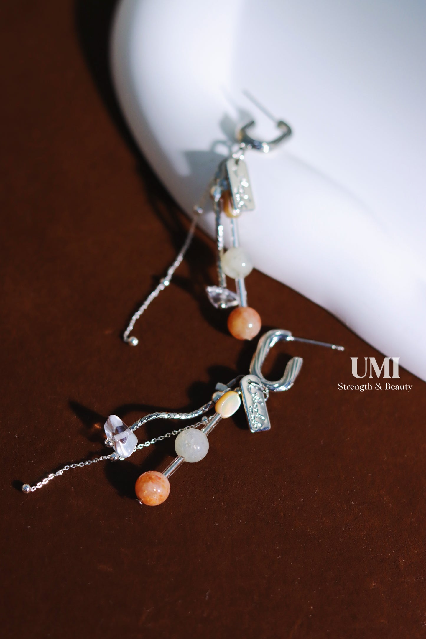 925 Silver Moonstone Earrings