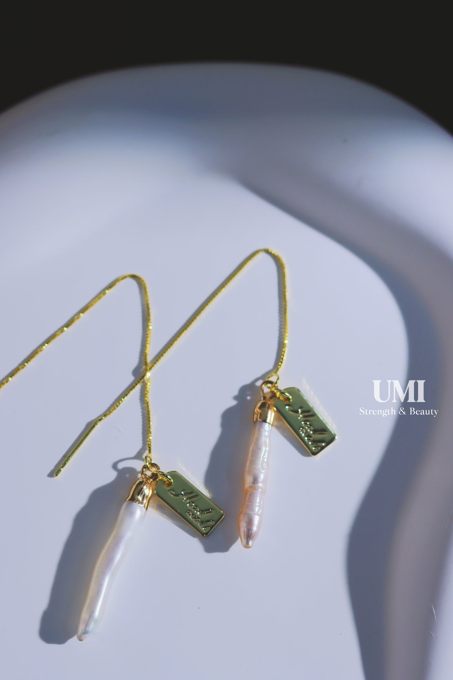 14K Gold Threader Earrings